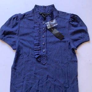 Marc By Marc Jacobs Top in Bight Cobalt NWT